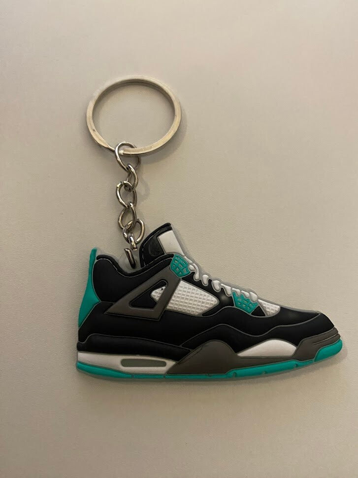 AIR JORDAN 4 RETRO-(OREGON DUCKS)-2D SNEAKER KEYCHAIN