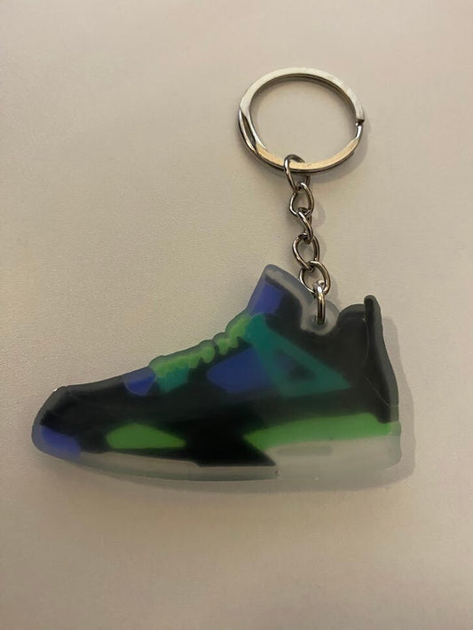 AIR JORDAN 4 RETRO-(SUPERMAN)-2D SNEAKER KEYCHAIN