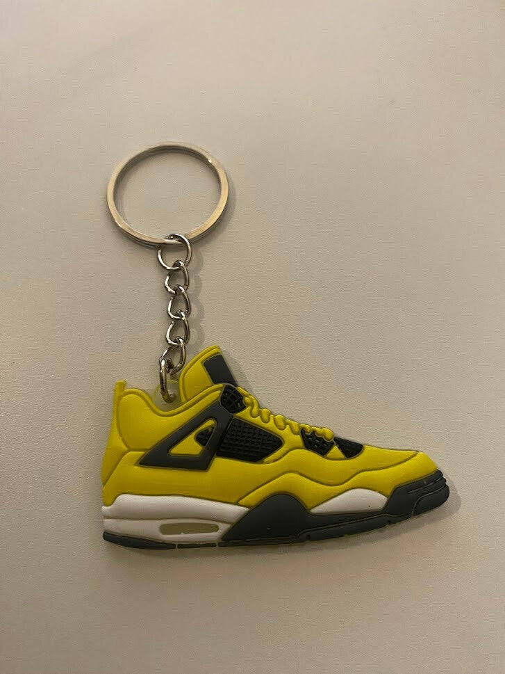 AIR JORDAN 4 RETRO-(LIGHTNING)-2D SNEAKER KEYCHAIN
