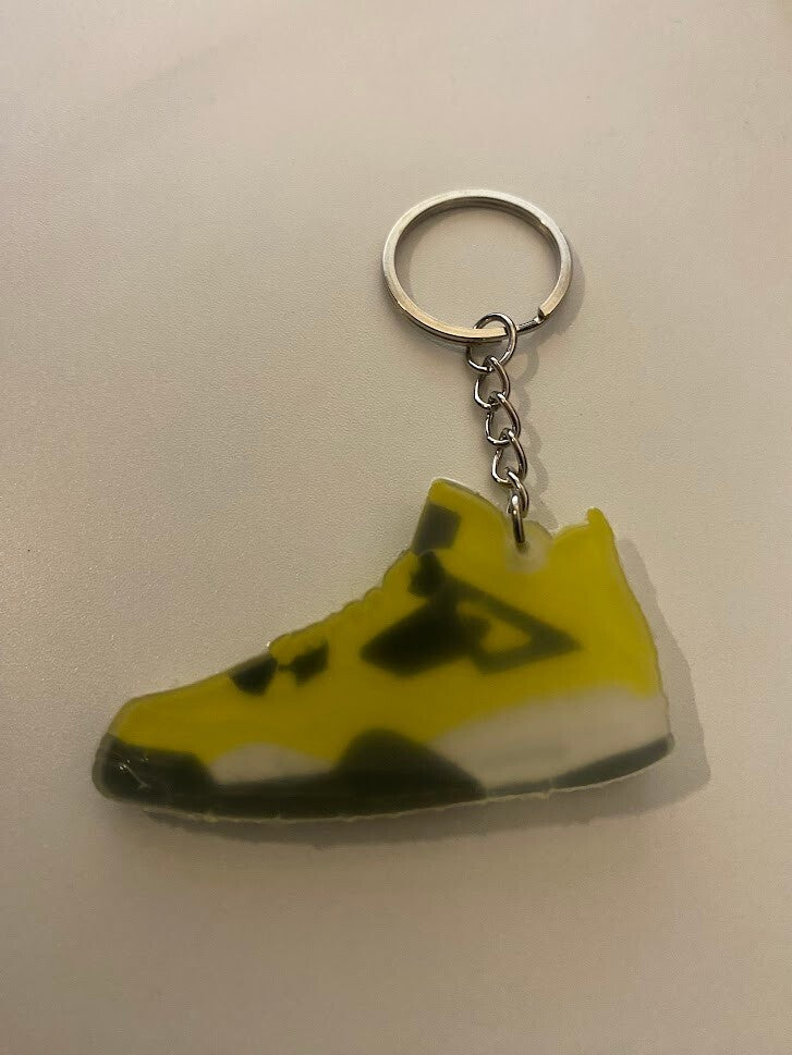 AIR JORDAN 4 RETRO-(LIGHTNING)-2D SNEAKER KEYCHAIN