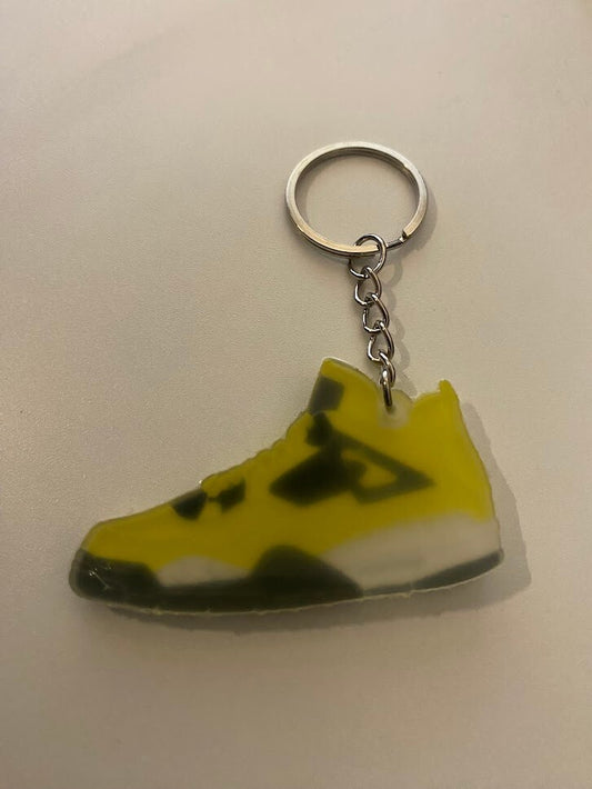 AIR JORDAN 4 RETRO-(LIGHTNING)-2D SNEAKER KEYCHAIN
