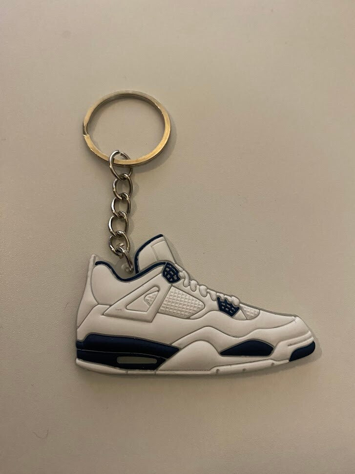 AIR JORDAN 4 RETRO-(COLUMBIA)-2D SNEAKER KEYCHAIN