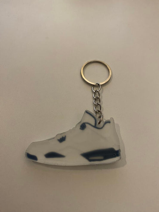 AIR JORDAN 4 RETRO-(COLUMBIA)-2D SNEAKER KEYCHAIN