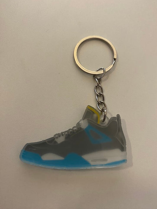 AIR JORDAN 4 RETRO-(MIST BLUE)-2D SNEAKER KEYCHAIN