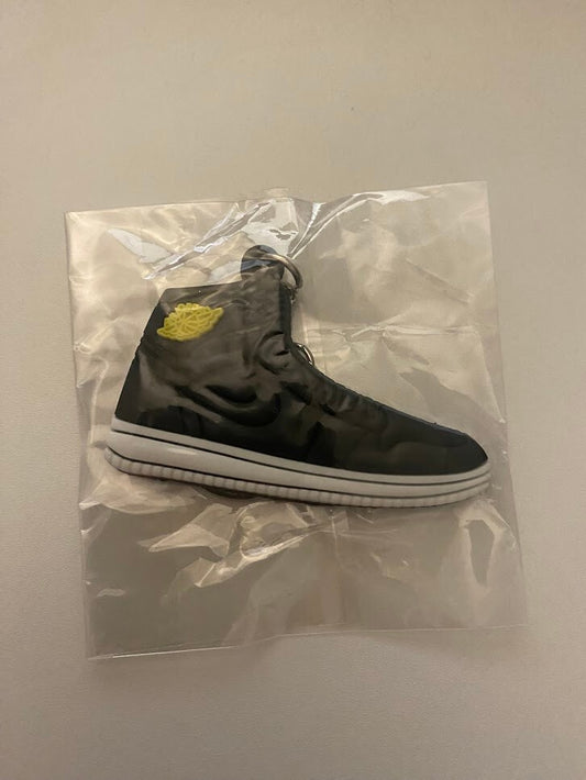 AIR JORDAN 1 RETRO-(BLK/YELLOW/WHT)-2D SNEAKER KEYCHAIN