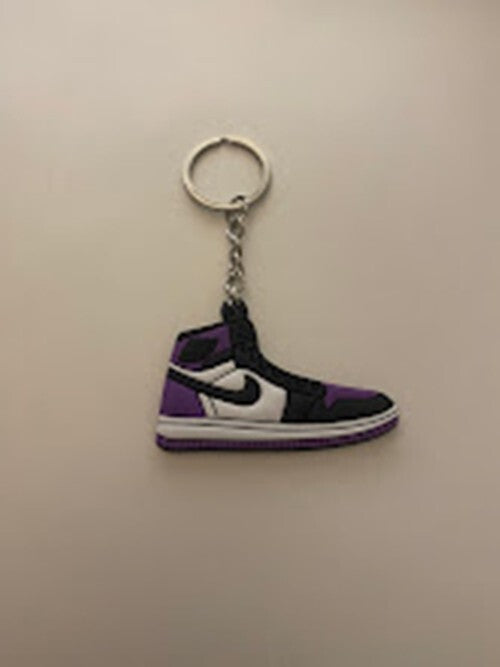 AIR JORDAN 1 RETRO-(COURT PURPLE)-2D SNEAKER KEYCHAIN
