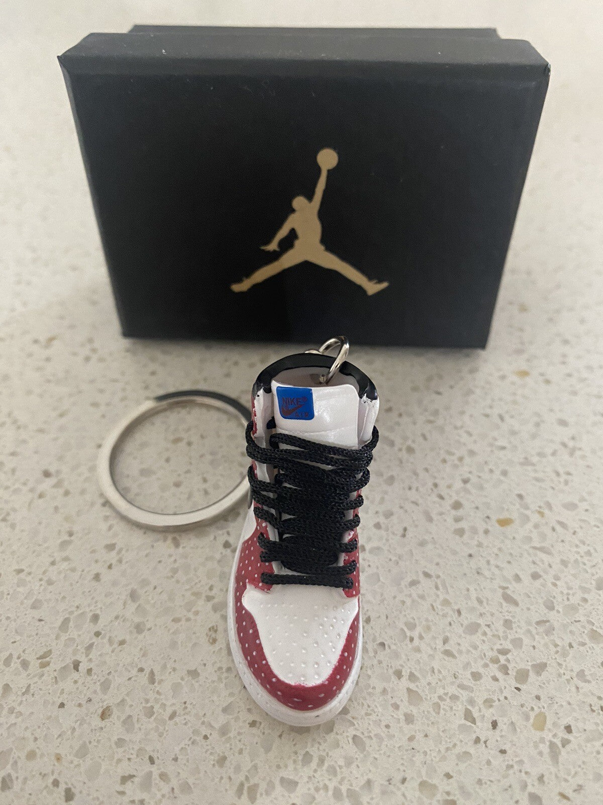 NIKE AIR JORDAN 1 RETRO HIGH (SPIDER-MAN ORIGIN STORY)-3D KEYCHAIN WITH BOX