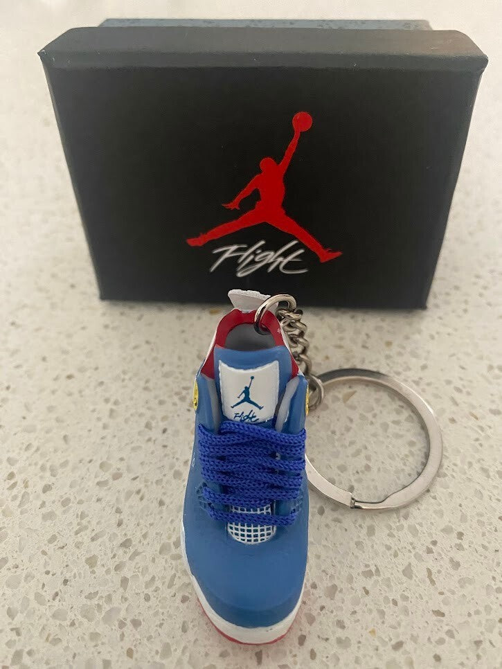 NIKE AIR JORDAN 4 RETRO-(MESSY ROOM)-3D SNEAKER KEYCHAIN WITH BOX