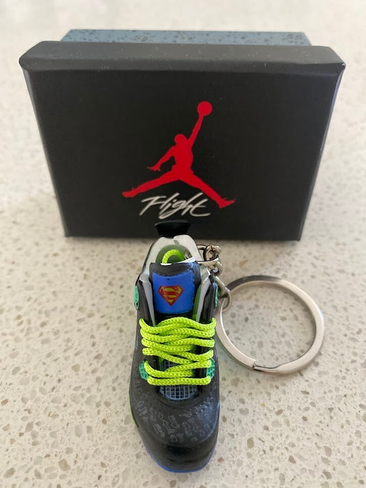 NIKE AIR JORDAN 4 RETRO-(DOERNBECHER)-3D SNEAKER KEYCHAIN WITH BOX