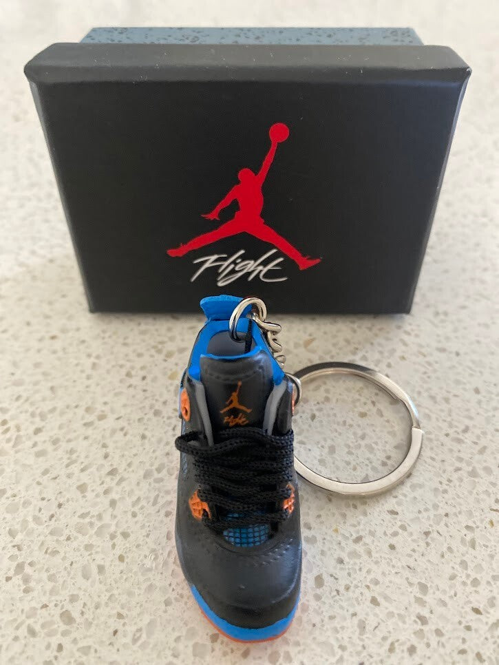 NIKE AIR JORDAN 4 RETRO-(CAVS)-3D SNEAKER KEYCHAIN WITH BOX