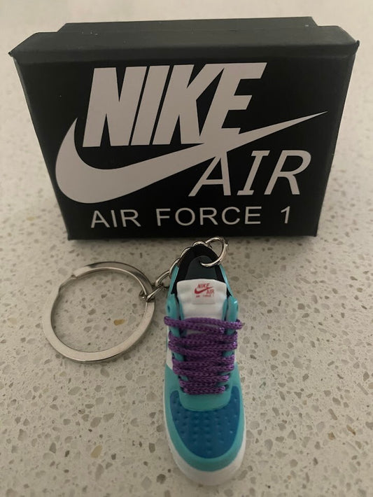 NIKE AIR FORCE 1-3D SNEAKER KEYCHAIN WITH BOX