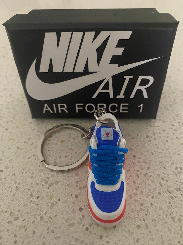 NIKE AIR FORCE 1-3D SNEAKER KEYCHAIN WITH BOX
