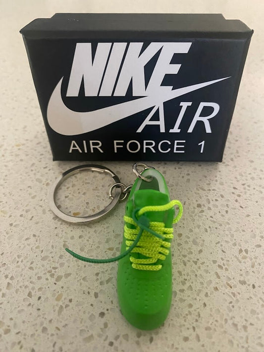 NIKE AIR FORCE 1 LOW OFF-WHITE-(BROOKLYN)-3D SNEAKER KEYCHAIN WITH BOX