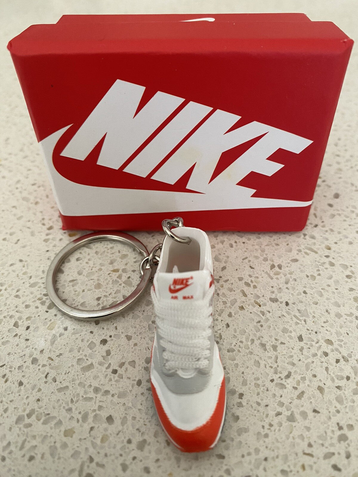 NIKE AIR MAX 1 86 OG-(SPORT RED)-3D SNEAKER KEYCHAIN WITH BOX