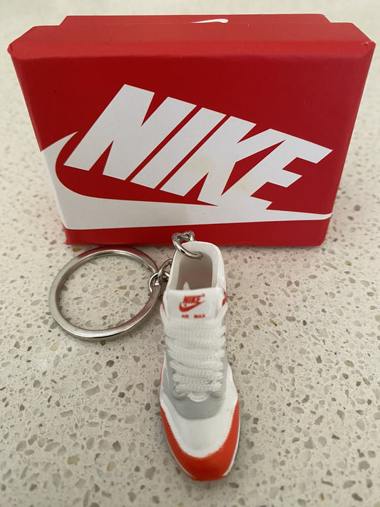 NIKE AIR MAX 1 86 OG-(SPORT RED)-3D SNEAKER KEYCHAIN WITH BOX