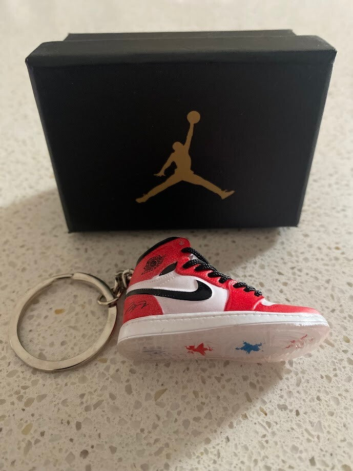NIKE AIR JORDAN 1 RETRO HIGH (TROPHY ROOM CHICAGO)-3D SNEAKER KEYCHAIN WITH BOX