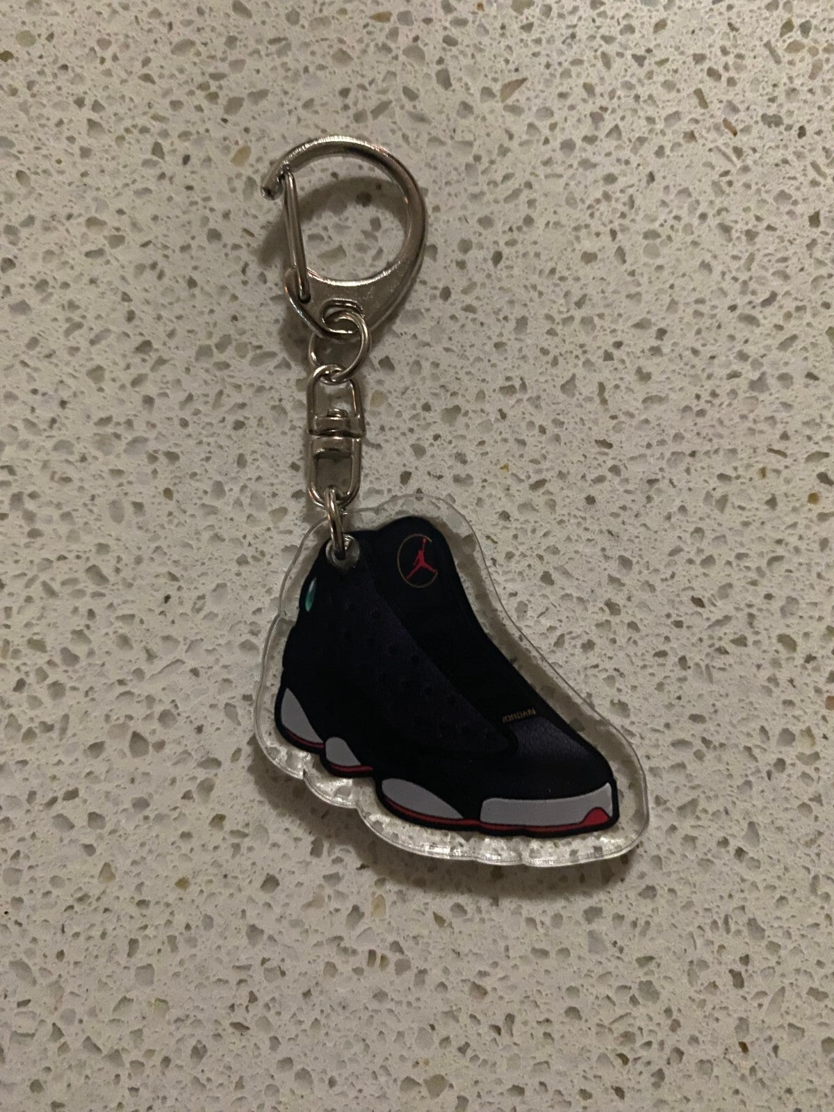 JORDAN 13 RETRO (PLAYOFFS) INSPIRED-2D ACRYLIC SNEAKER KEYCHAIN