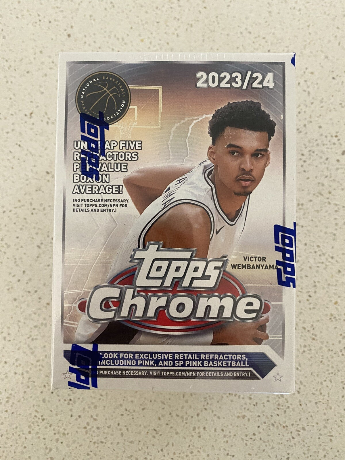 2023-2024 Topps Chrome NBA Basketball Blaster Value Box (Factory Sealed)