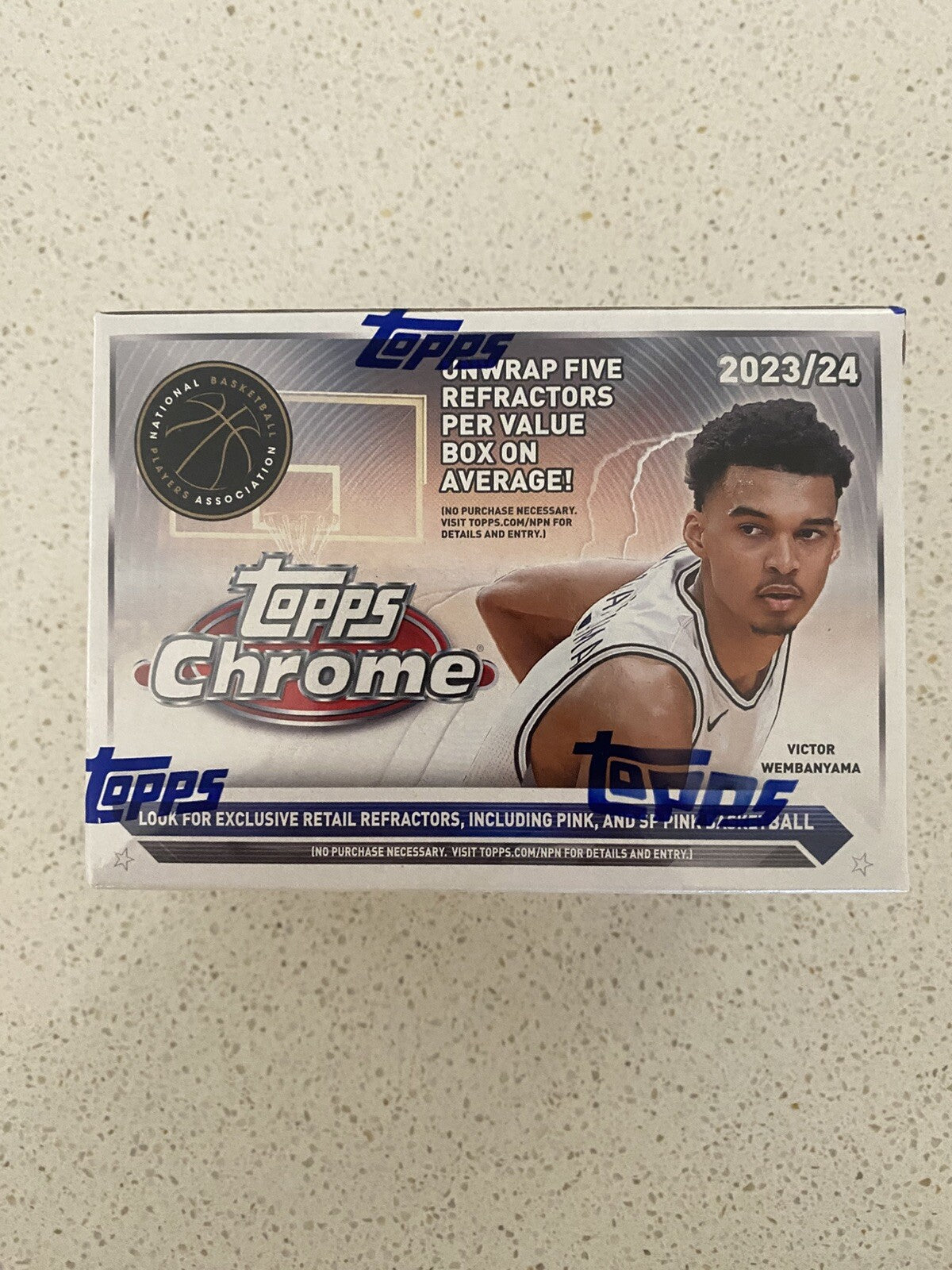 2023-2024 Topps Chrome NBA Basketball Blaster Value Box (Factory Sealed)