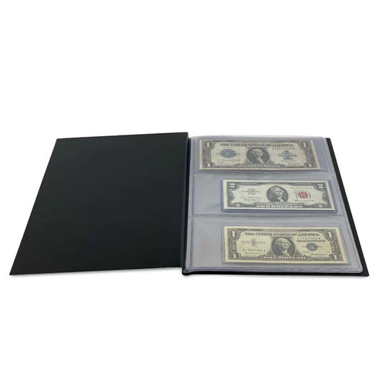 BCW Currency Portfolio Combo Album-Black