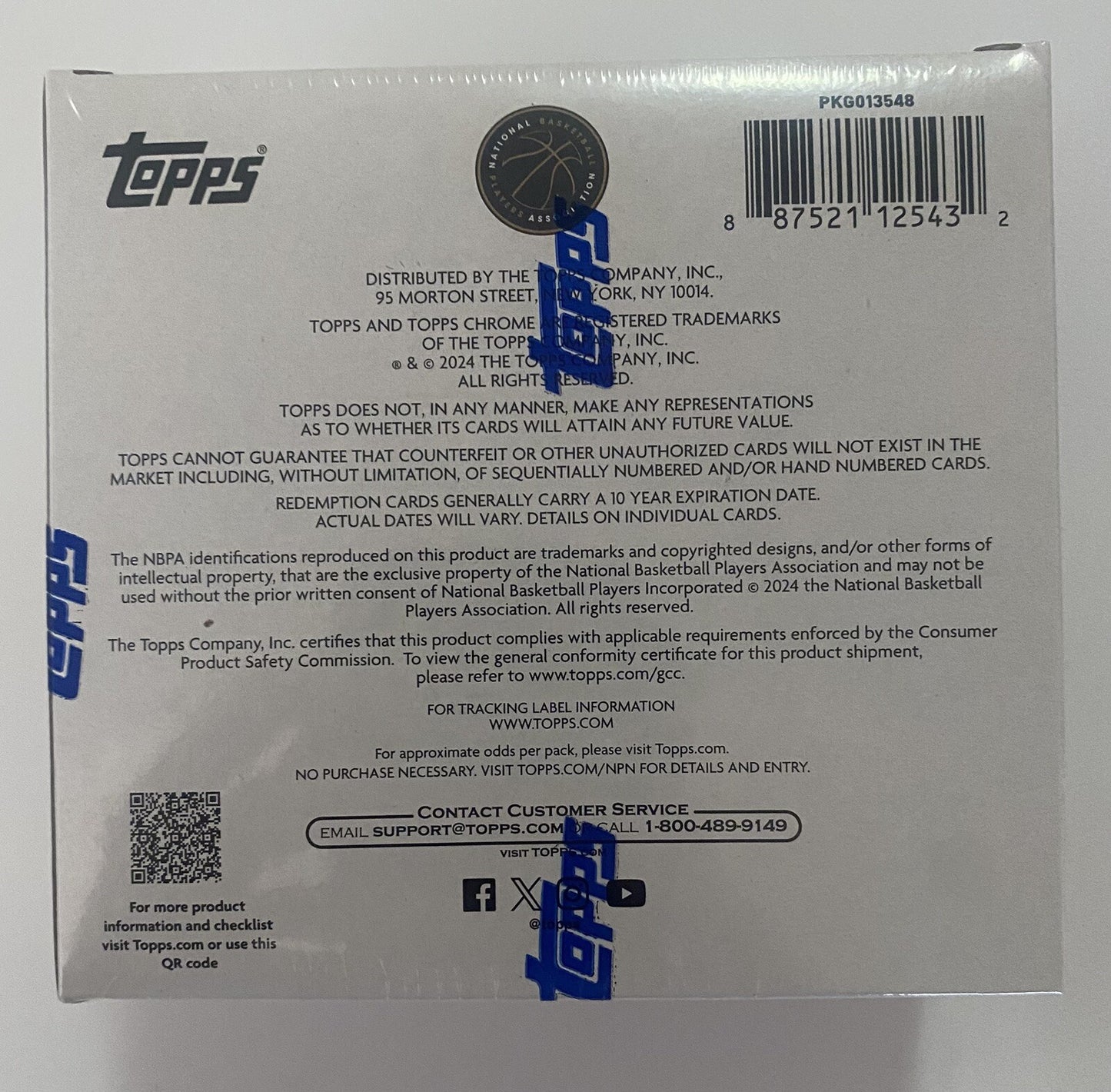 2023/24 Topps Chrome Basketball Monster Box (Factory Sealed)-50 Cards Per Box