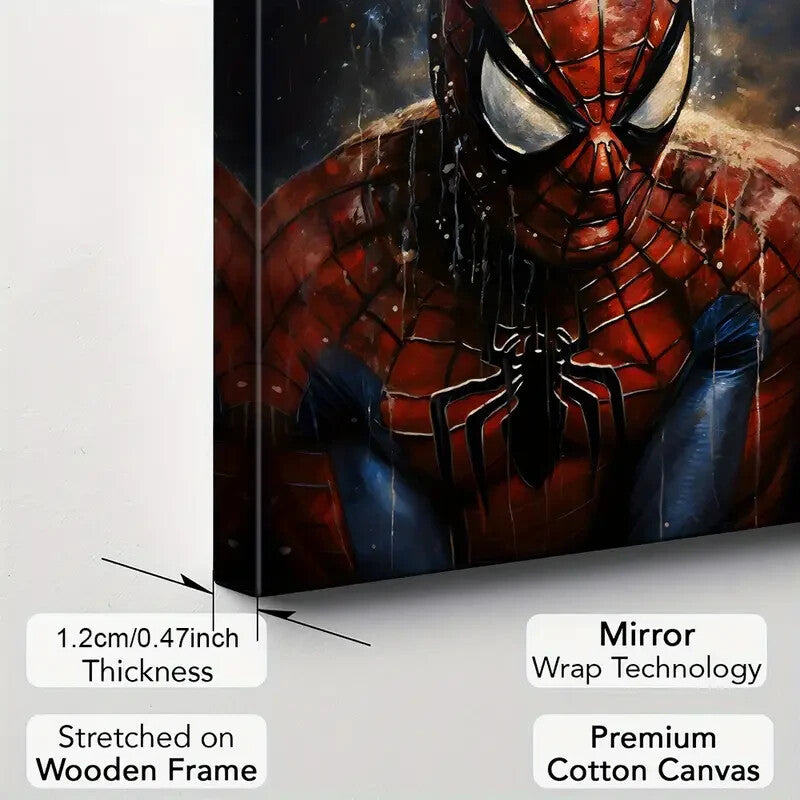 SPIDER-MAN-FRAMED-STRETCHED CANVAS PRINT-WALL ART-READY TO HANG-30CMx40CM