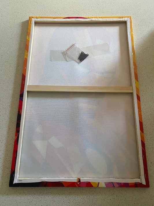 IRON MAN-FRAMED STRETCHED CANVAS PRINT-ART-READY TO HANG-40CMx60CM