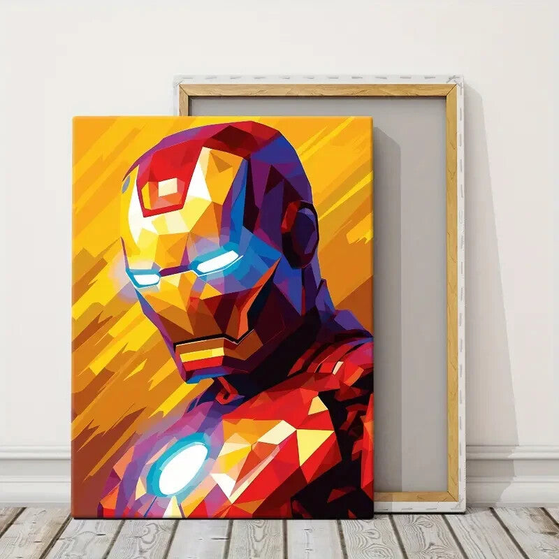 IRON MAN-FRAMED STRETCHED CANVAS PRINT-ART-READY TO HANG-40CMx60CM