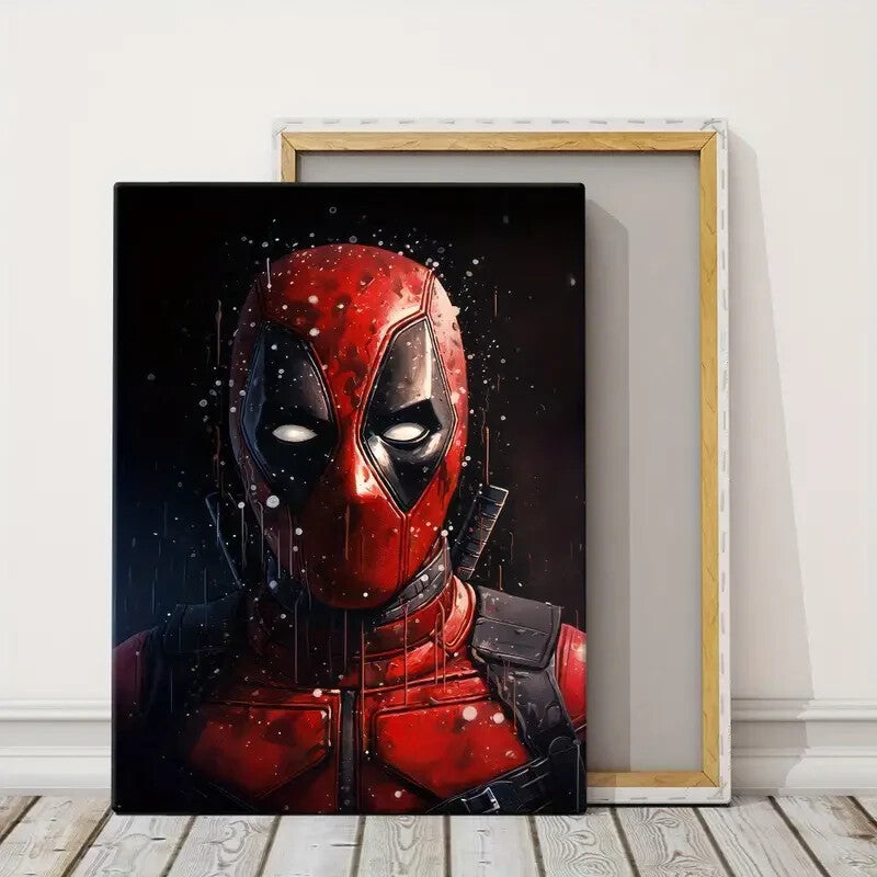 DEADPOOL-MARVEL-FRAMED STRETCHED CANVAS PRINT-ART-READY TO HANG-40CMx60CM