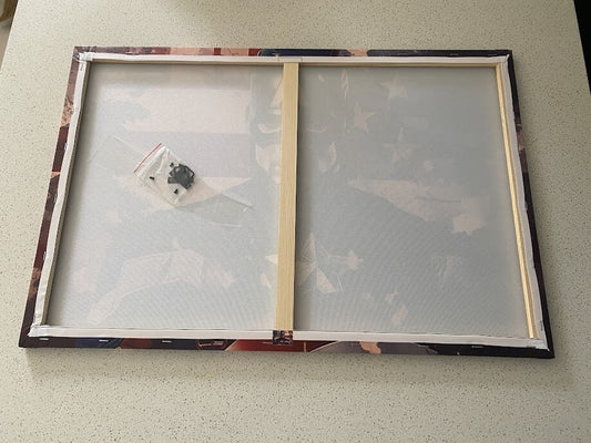 CAPTAIN AMERICA-FRAMED STRETCHED CANVAS PRINT-ART-READY TO HANG-40CMx60CM