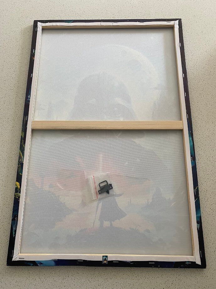 DARTH VADER-STAR WARS-FRAMED STRETCHED CANVAS PRINT-ART-READY TO HANG-40CMx60CM