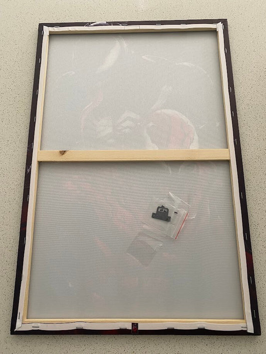VENOM & CARNAGE-MARVEL-FRAMED STRETCHED CANVAS PRINT-ART-READY TO HANG-40CMx60CM