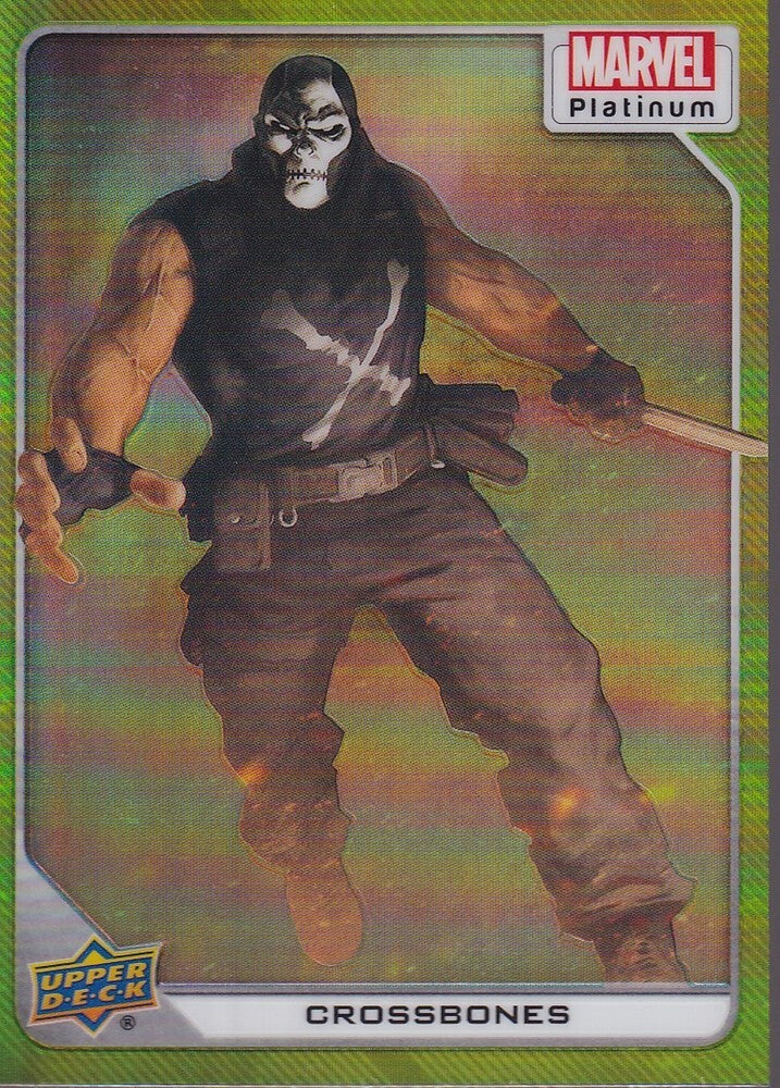 2023 MARVEL PLATINUM-CROSSBONES-NO.19 (YELLOW RAINBOW)