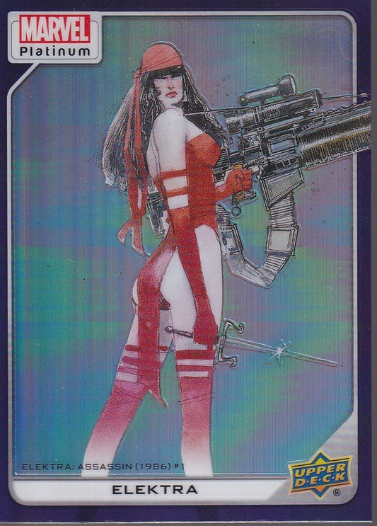 2023 MARVEL PLATINUM-ELEKTRA-NO.103 (PURPLE RAINBOW)