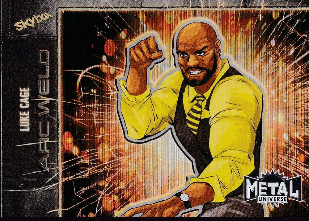 2023 SKYBOX MARVEL METAL AVENGERS-LUKE CAGE-NO.AW-8 (ARC WELD)