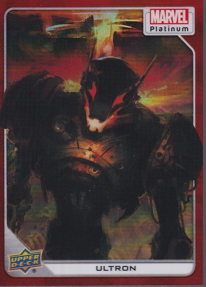 2023 MARVEL PLATINUM-ULTRON-NO.56 (RED RAINBOW)