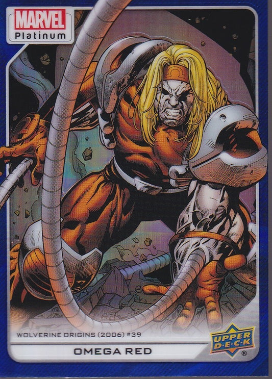 2023 MARVEL PLATINUM-OMEGA RED-NO.200 (BLUE RAINBOW)