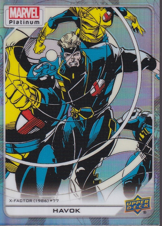 2023 UPPER DECK MARVEL PLATINUM-HAVOK-NO.194 (RAINBOW BASE)