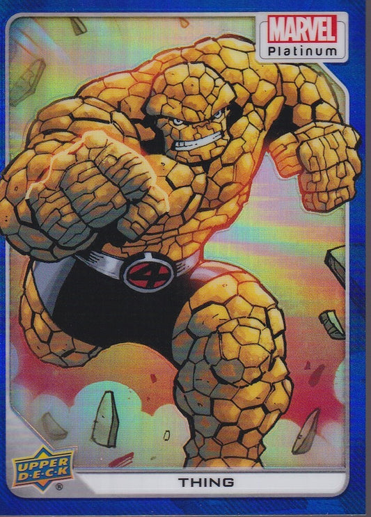 2023 MARVEL PLATINUM-THING-NO.95 (BLUE RAINBOW)