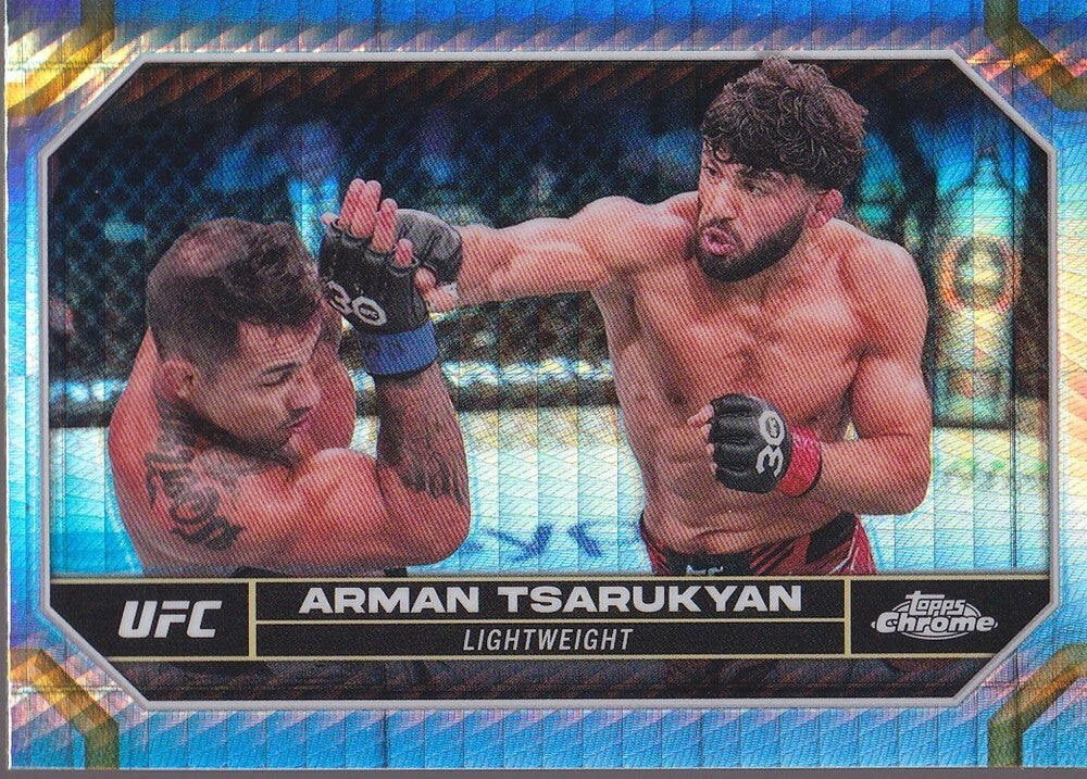 ARMAN TSARUKYAN-NO.20-PRISM REFRACTOR CARD-2024 TOPPS CHROME UFC