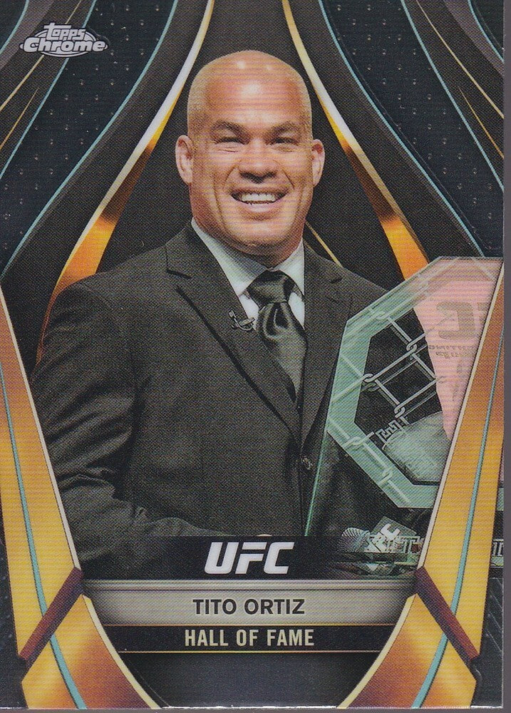 TITO ORTIZ-NO.EMB-3-EMBEDDED HALL OF FAME CARD-2024 TOPPS CHROME UFC