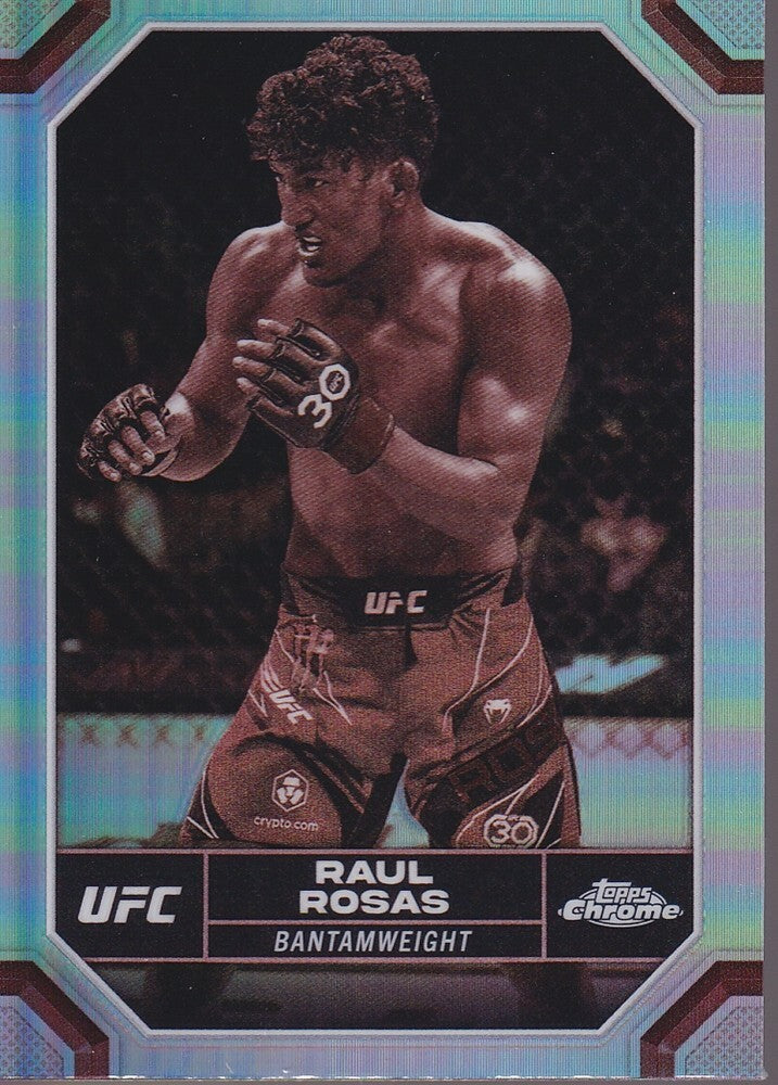 RAUL ROSAS-NO.161-SEPIA REFRACTOR CARD-2024 TOPPS CHROME UFC