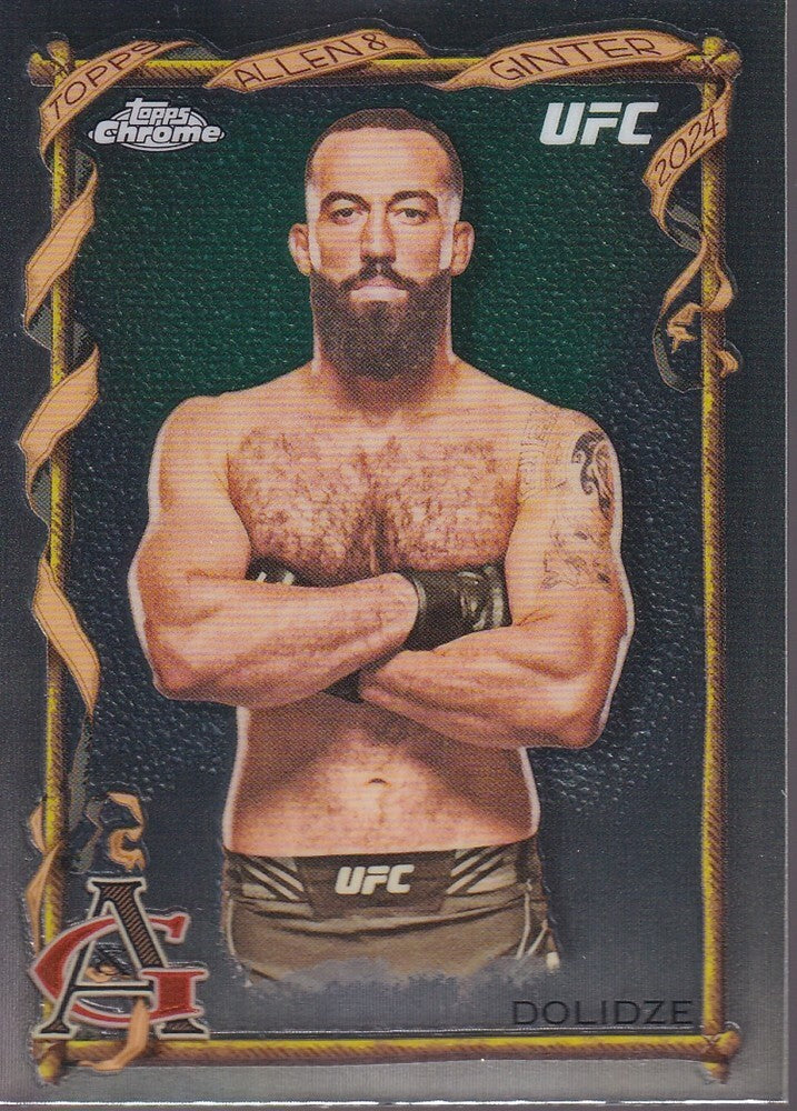 ROMAN DOLIDZE-NO.AAG-12-ALLEN & GINTER INSERT CARD-2024 TOPPS CHROME UFC