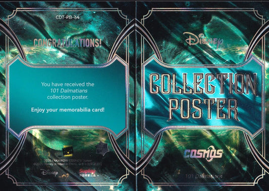 2025 Kakawow Cosmos 101 Dalmatians Collection Poster Booklet Card-CDT-PB-64