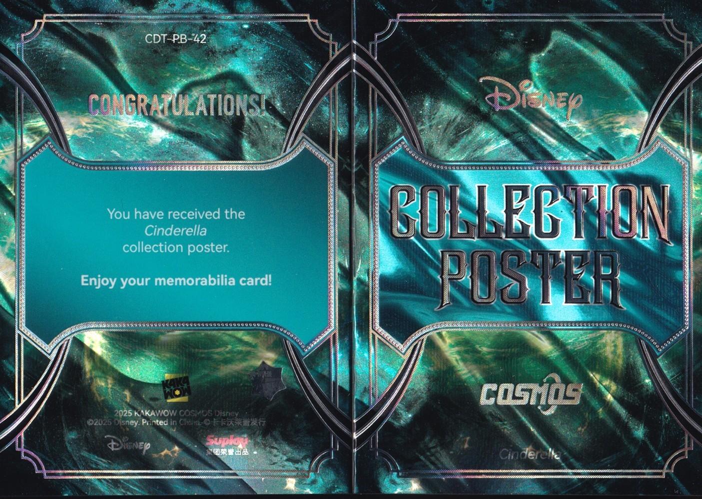 2025 Kakawow Cosmos Cinderella Collection Poster Booklet Card-CDT-PB-42