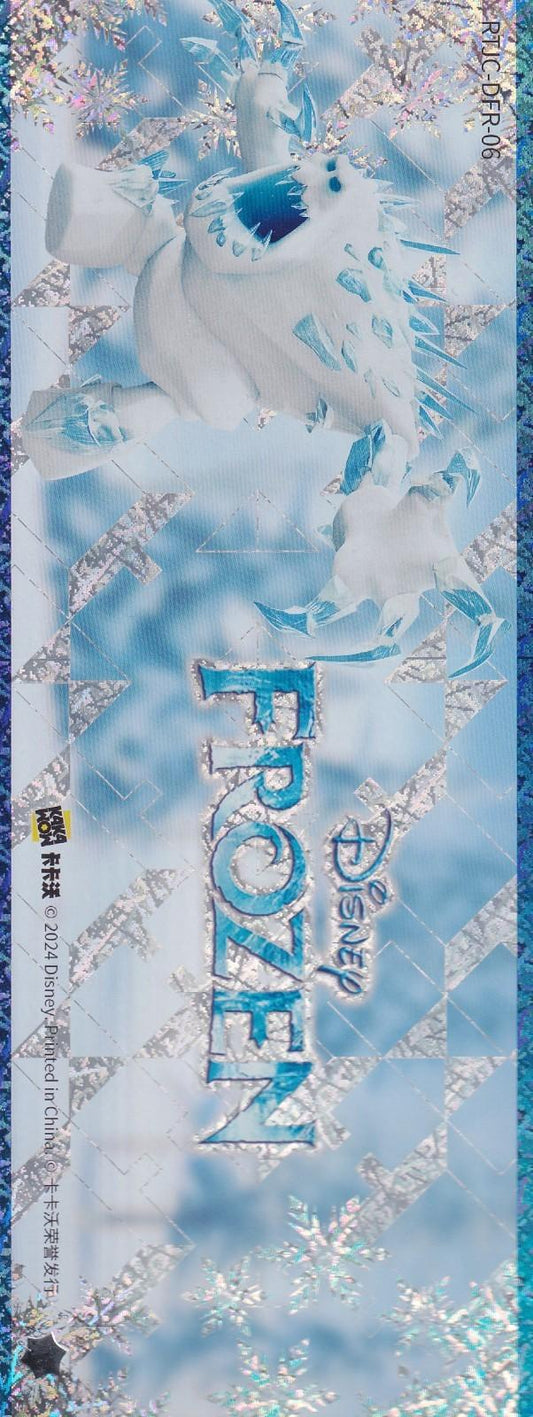 2024 Kakawow Frozen Jumbo Refractor Ticket-Marshmallow #RTJC-DFR-06 (02508/3000)