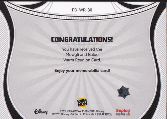 2025 Kakawow Phantom Disney Warm Reunion #PD-WR-30 Mowgli & Baloo