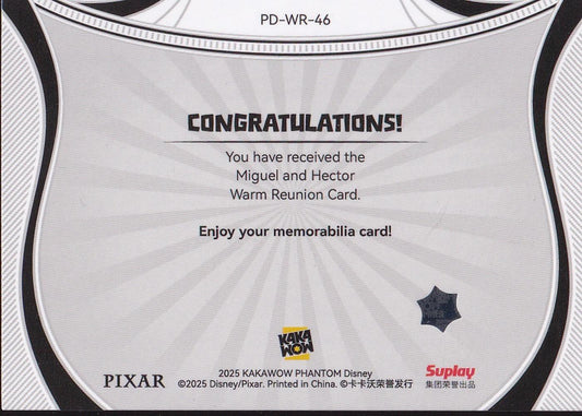 2025 Kakawow Phantom Disney Warm Reunion #PD-WR-46 Miguel & Hector