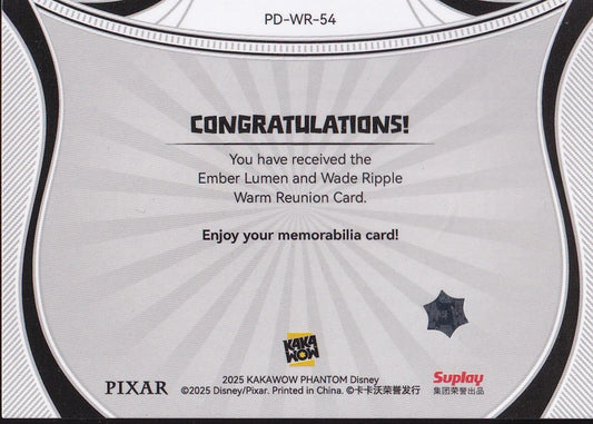 2025 Kakawow Phantom Disney Warm Reunion #PD-WR-54 Ember Lumen & Wade Ripple