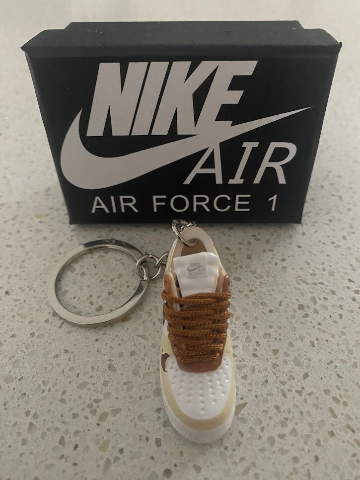 NIKE AIR FORCE 1-3D SNEAKER KEYCHAIN WITH BOX